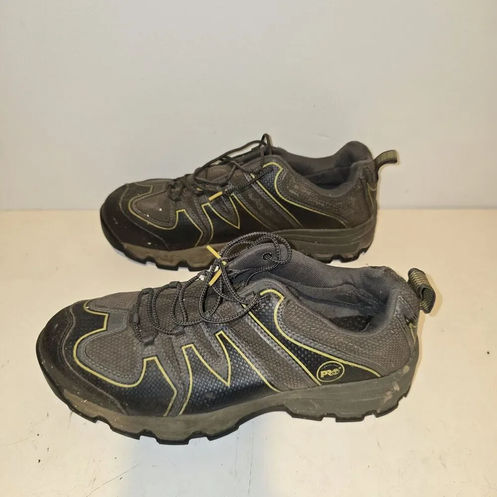 Timberland Pro Series Steel Toe Shoes Men's Size Sz 10W Leather And Suede